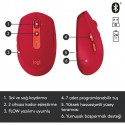 Logitech 910-005199 M590 Silent Kırmızı Kablosuz Mouse
